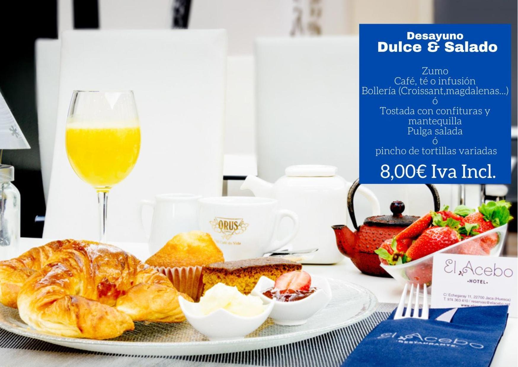 Hotel El Acebo Jaca Zewnętrze zdjęcie